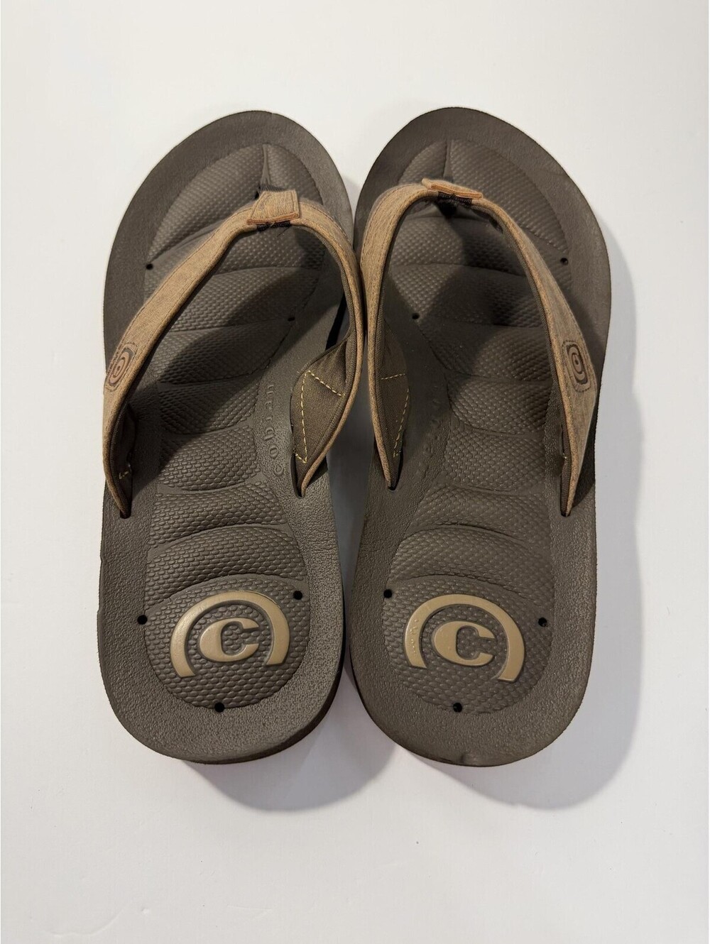 Cobian Ulele Brown and Gray Men's Sandals Size 13